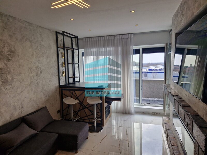 Bucurestii Noi 2 Camere Mobilat- Utilat Ultra modern   62 M Terasa  Complex Atria