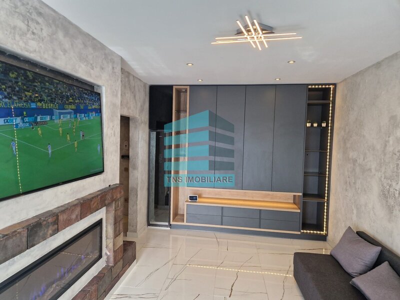 Bucurestii Noi 2 Camere Mobilat- Utilat Ultra modern   62 M Terasa  Complex Atria