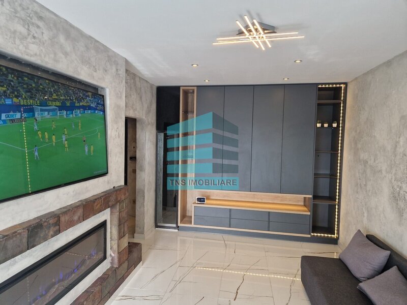 Bucurestii Noi 2 Camere Mobilat- Utilat Ultra modern   62 M Terasa  Complex Atria